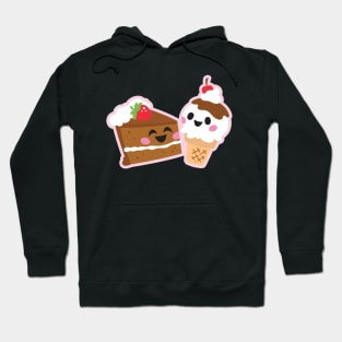 Cake and Ice Cream Buddies Hoodie